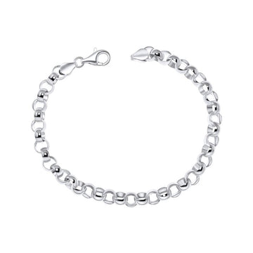 Sterling Silver Belcher Chain Bracelet