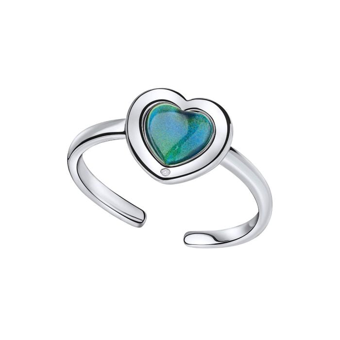 D For Diamond | Heart Shape Mood Stone Ring