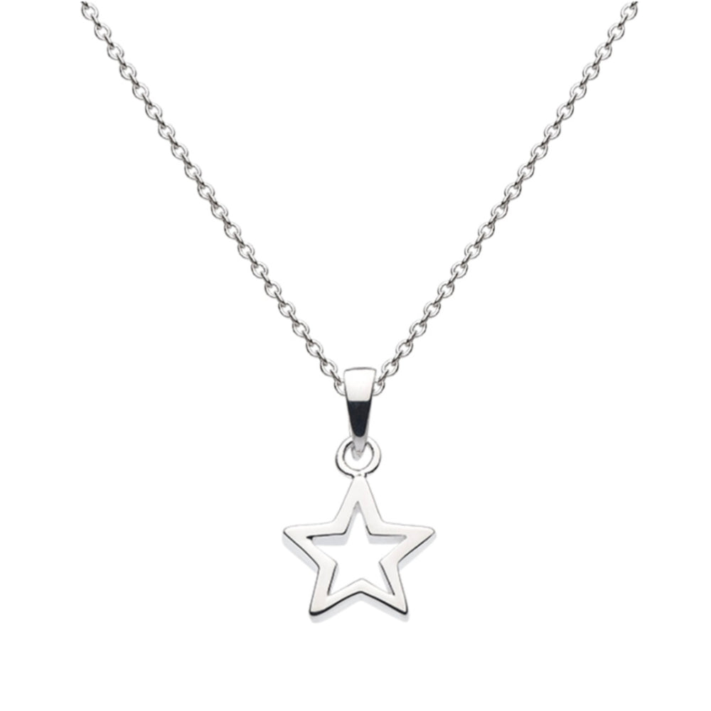 Sterling Silver Chunky Star Necklace