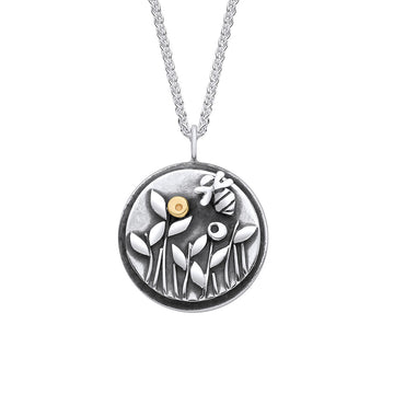 Linda Macdonald | Bee & Meadow Silver Necklace