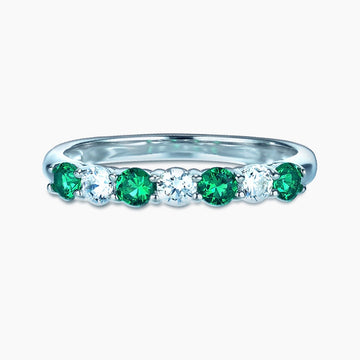 Real Effect | Emerald & CZ Eternity Ring