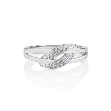 Real Effect | CZ Swirl Ring
