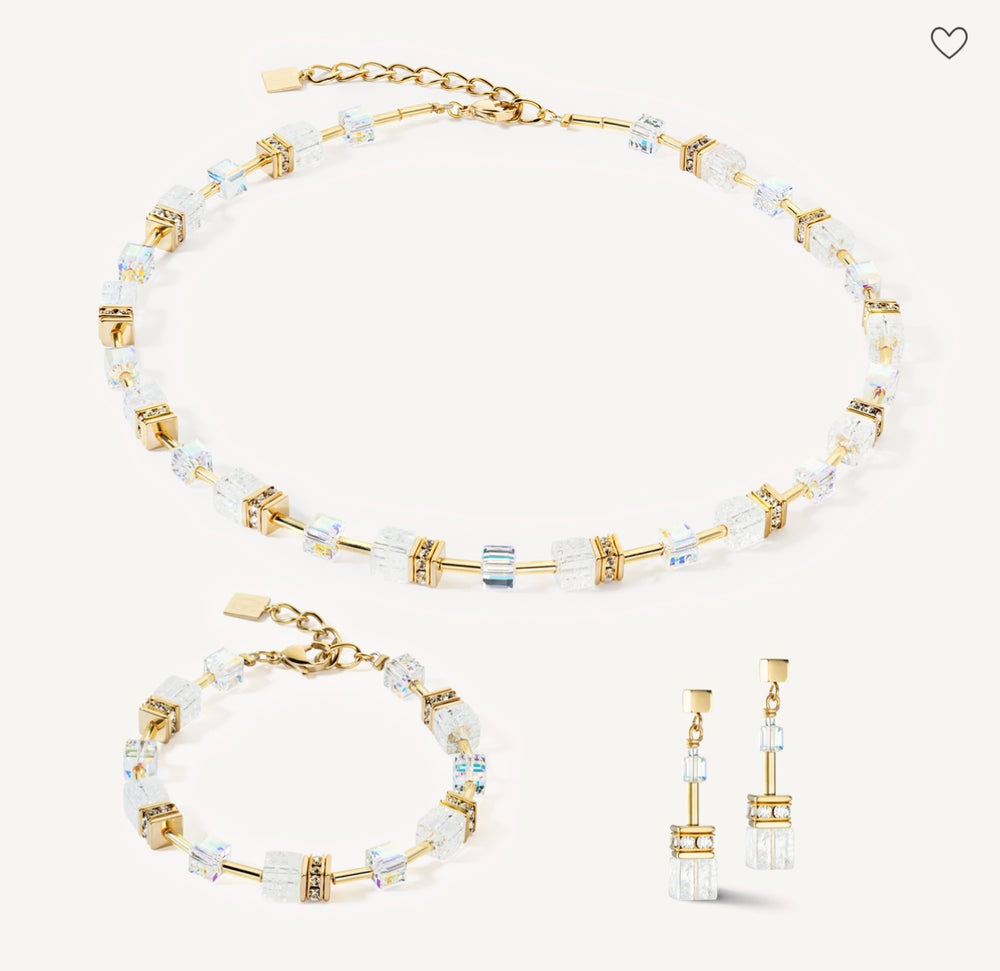 Coeur De Lion | GoeCube Iconic Nature Bracelet Gold-White