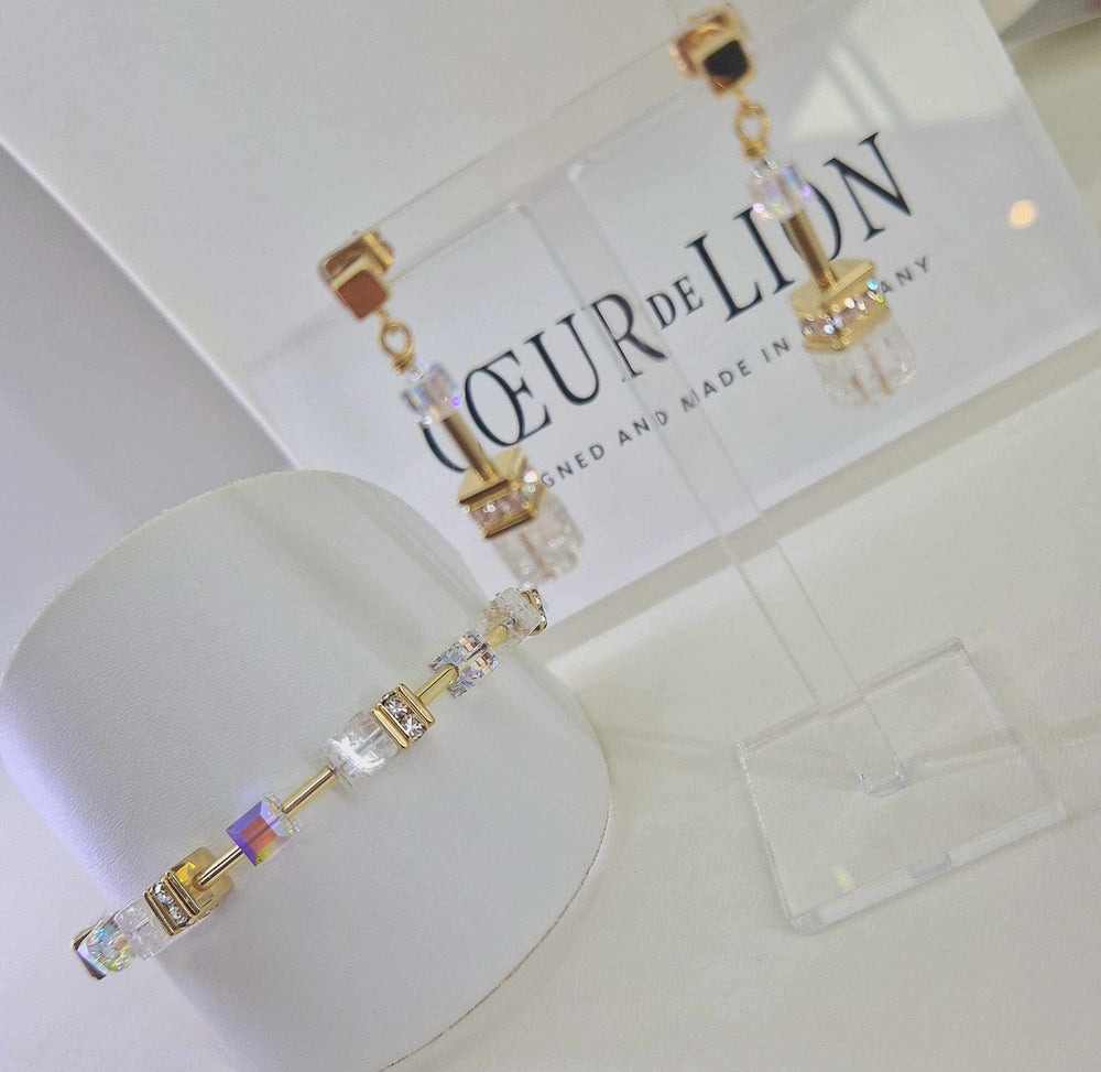 Coeur De Lion | GoeCube Iconic Nature Bracelet Gold-White