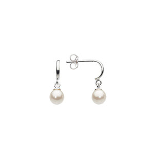 Sterling Silver Pearl Drop Earrings