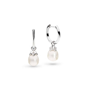 Kit Heath | Revival Pearl Glitz Hoop Earrings