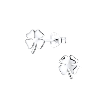 Sterling Silver Clover Stud Earring