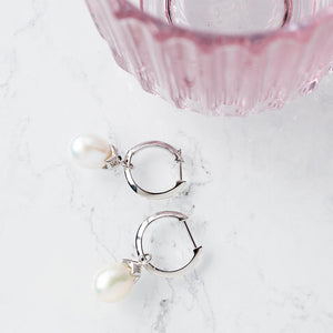 Kit Heath | Revival Pearl Glitz Hoop Earrings