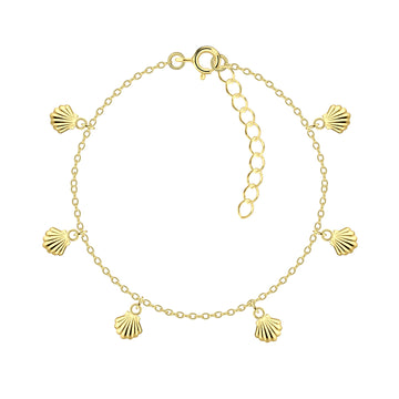 Shell Charm Bracelet