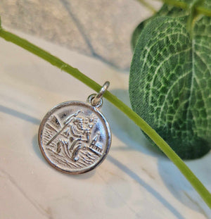 Sterling Silver 13mm St Christopher