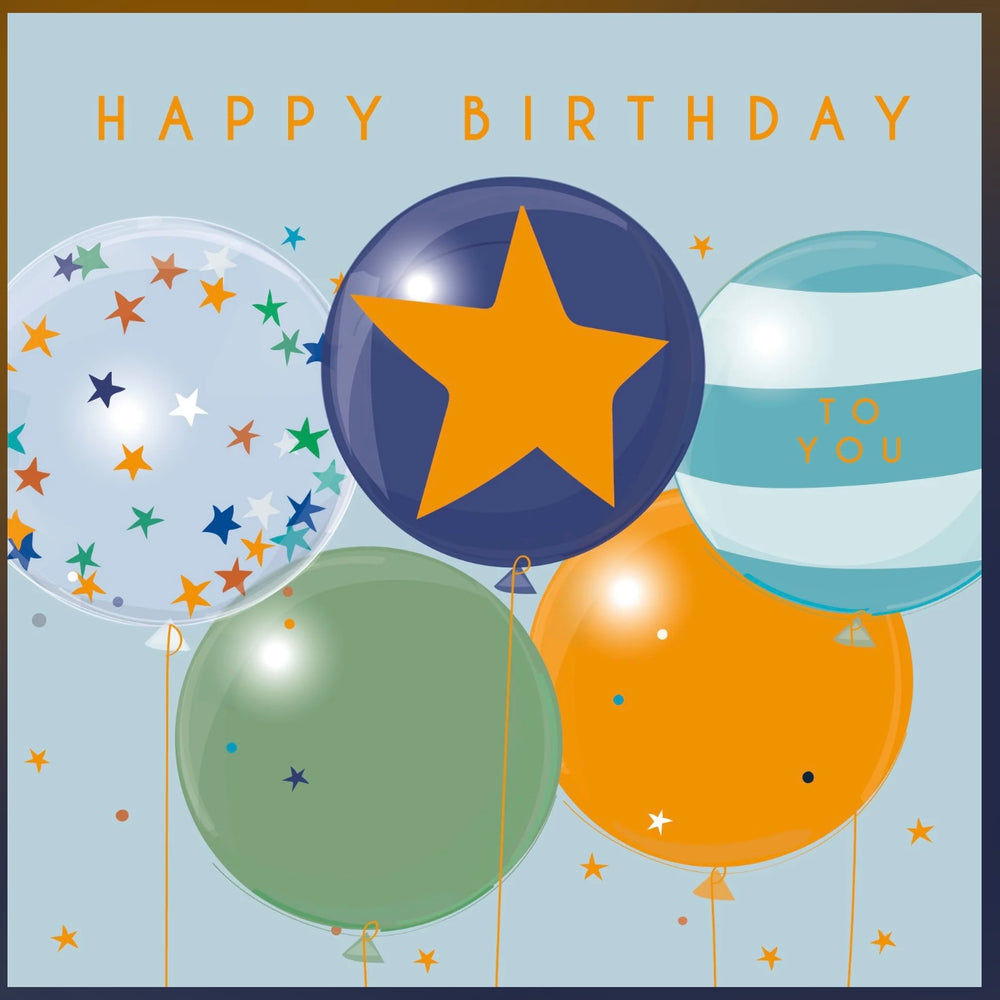 Belly Button Designs | Birthday Balloons Card