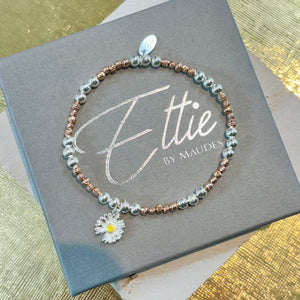 Ettie Silver and Rose Bracelet | Daisy