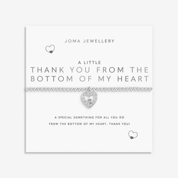 Joma Jewellery | Thank You From The Bottom Of My Heart Bracelet