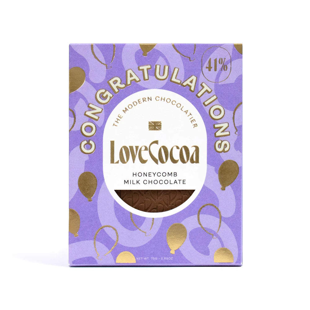 Love Cocoa | Congratulations Honeycomb Bar