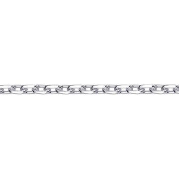 Sterling Silver Heavy Diamond Cut Belcher Chain - 2 Lengths