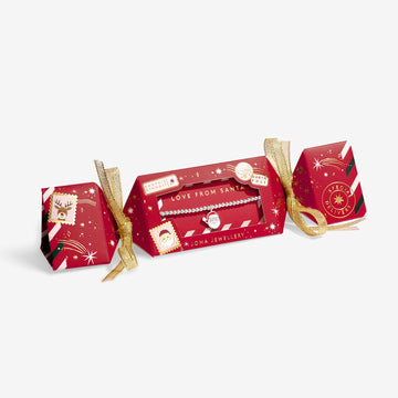 Joma Jewellery | Children’s Christmas Cracker ‘Love From Santa’ Bracelet