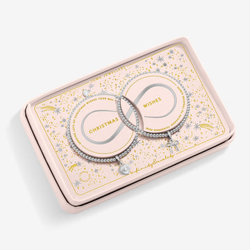 Joma Jewellery | Infinity ‘Christmas Wishes’ Linked Bracelets