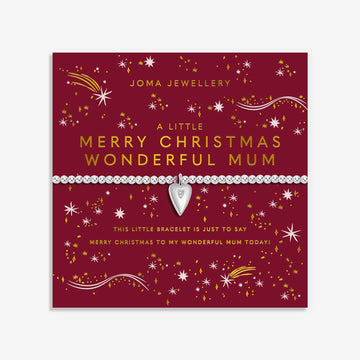 Joma Jewellery | Merry Christmas Wonderful Mum Bracelet