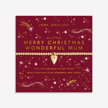 Joma Jewellery | Merry Christmas Wonderful Mum Bracelet