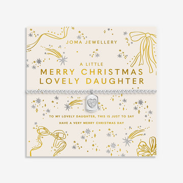 Joma Jewellery | Merry Christmas Lovely Daughter Bracelet