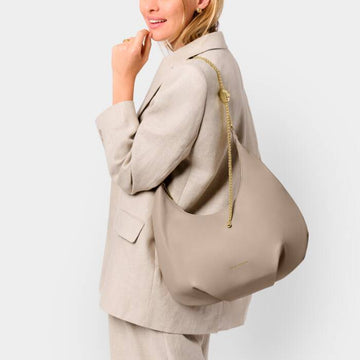 Katie Loxton | Remi Shoulder Bag in Light Taupe