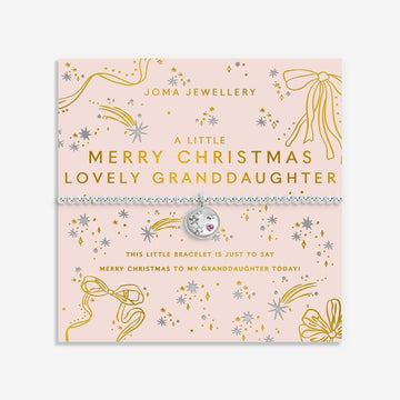 Joma Jewellery | Merry Christmas Lovely Granddaughter Bracelet