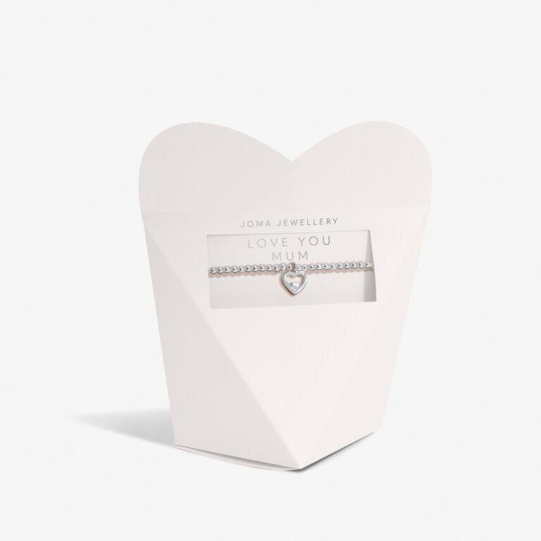 Joma Jewellery | Love You Mum From The Heart Bracelet