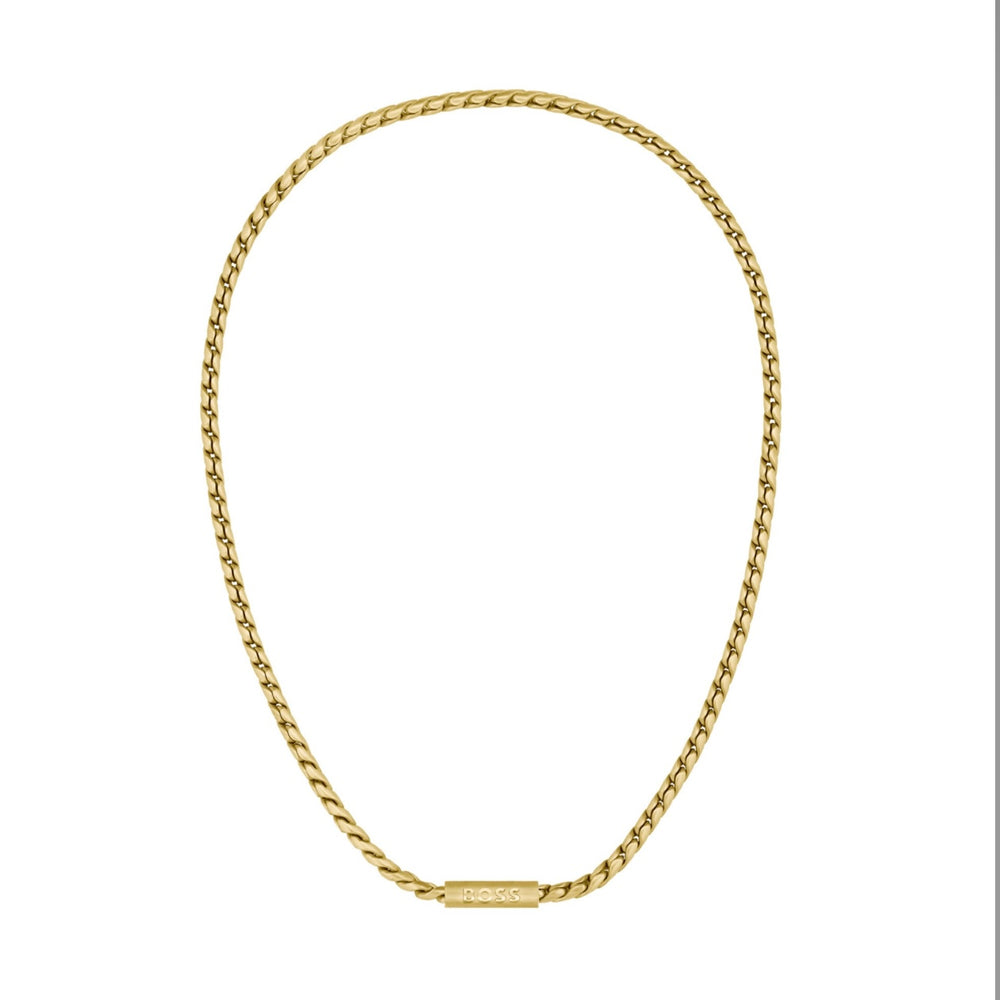 Boss | Doran Yellow Gold-Tone Gents Necklet