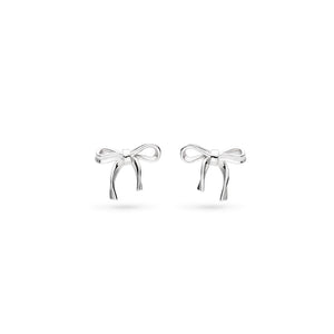 Kit Heath | Serenity Ribbon Bow Dainty Stud Earrings