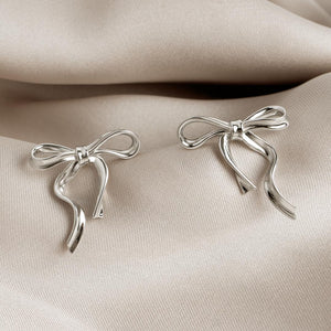 Kit Heath | Serenity Ribbon Bow Stud Earrings