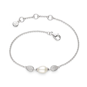 Kit Heath | Coast Pebble Glisten Pavé & Pearl Bracelet