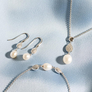 Kit Heath | Coast Pebble Glisten Pavé & Pearl Bracelet