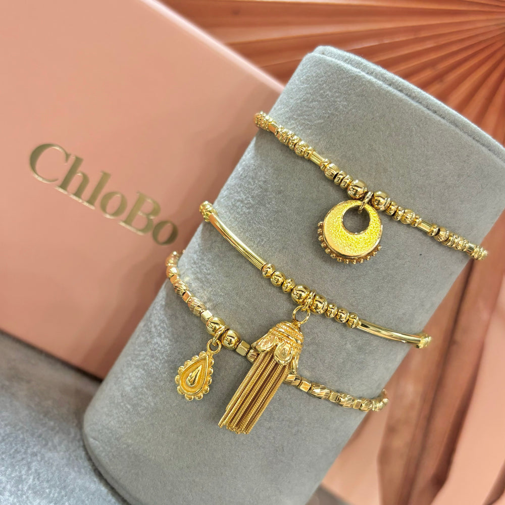 ChloBo | Gold Soul Glow Raindrop Bracelet