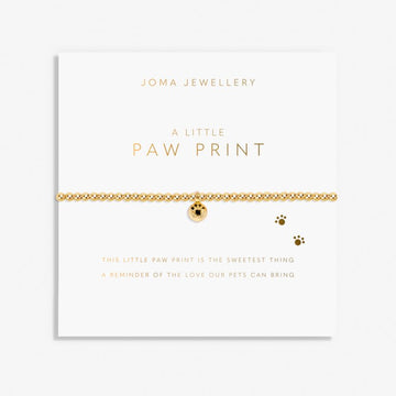 Joma Jewellery | Gold Paw Print Bracelet