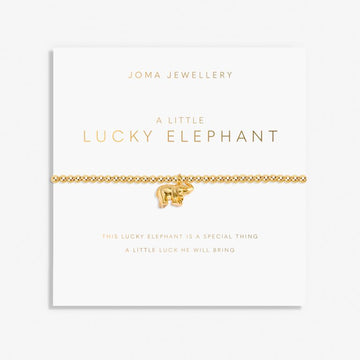 Joma Jewellery | Gold Lucky Elephant Bracelet