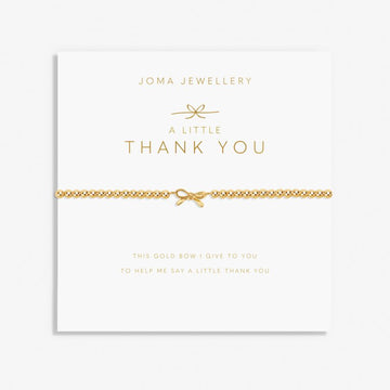 Joma Jewellery | Gold Thank You Bracelet8