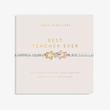 Joma Jewellery | Best Teacher Ever Bracelet