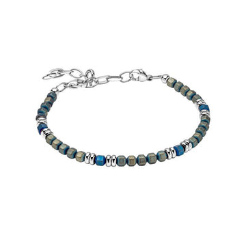 Fred Bennett | Blue Hematite Bead Bracelet
