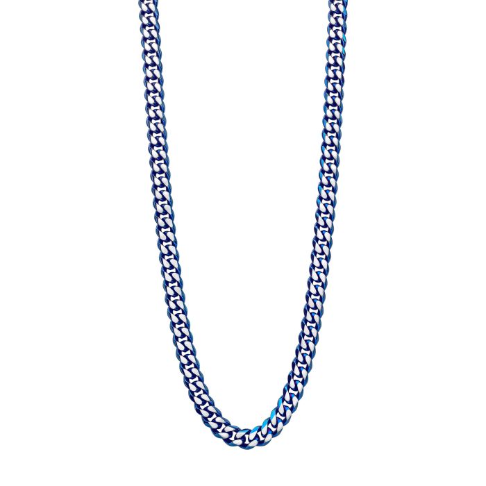 Fred Bennett | Blue Curb Chain Necklace