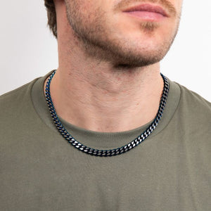 Fred Bennett | Blue Curb Chain Necklace