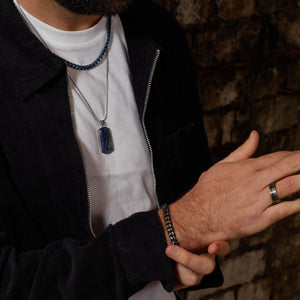 Fred Bennett | Blue Curb Chain Necklace