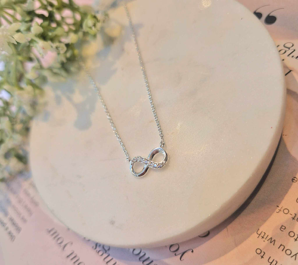 Sterling Silver Infinity Necklace