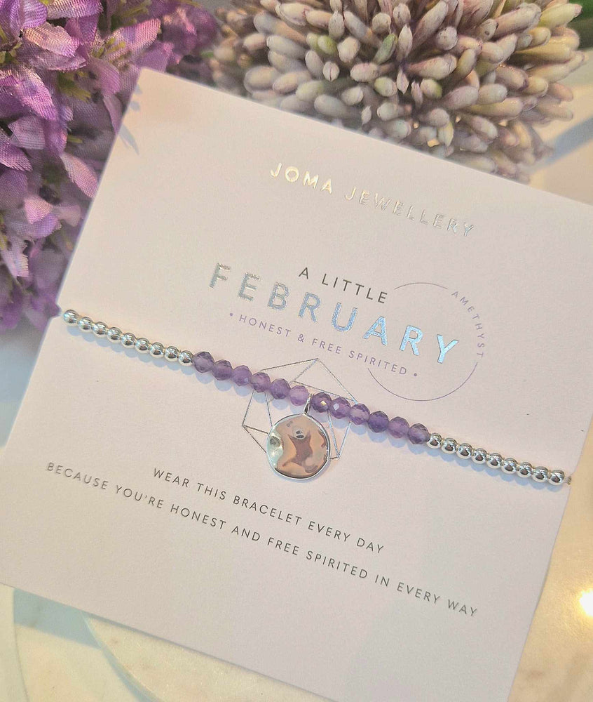 Joma Jewellery | February Birthstone Amethyst Bracelet