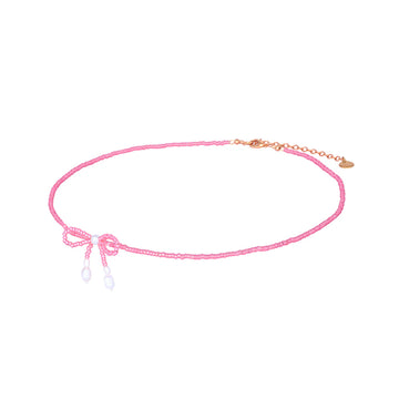 Mishky | Fita Pink Adjustable Beaded Necklace