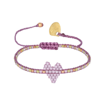 Mishky | Adjustable Heartsy Bracelet With Beaded Heart