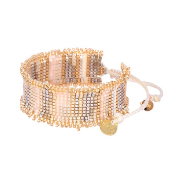 Mishky | Adjustable Beaded Bracelet Fringe Style - Small