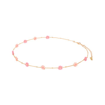 Mishky | Adjustable Necklace With Beaded Flowers