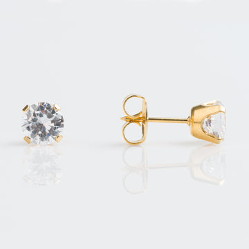 Studex | Sensitive 6mm CZ Stud Earrings