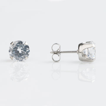 Studex | Sensitive 7mm CZ Stud Earrings