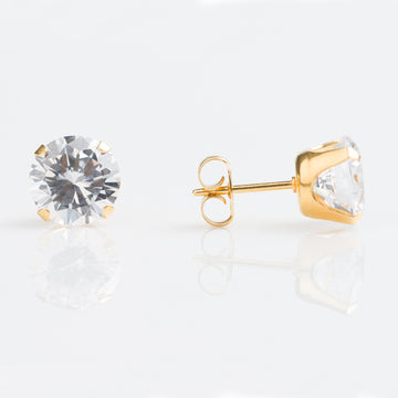 Studex | Sensitive 8mm CZ Stud Earrings